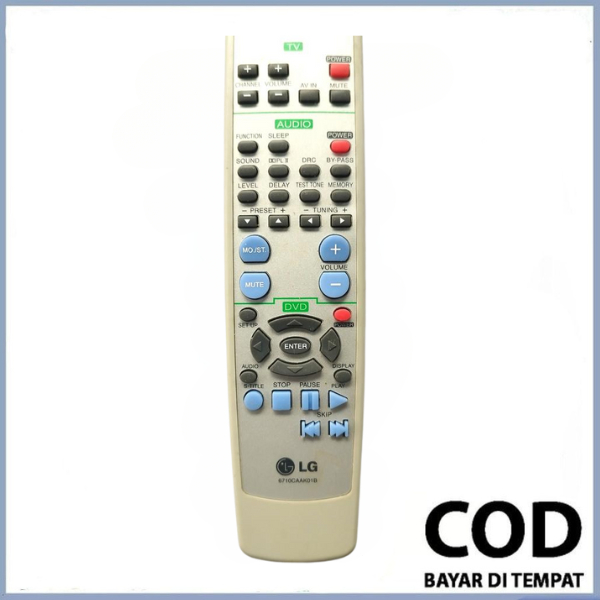 REMOT REMOTE LG DVD COMPO - HOME THEATER 6710CAAKO1B ORIGINAL ASLI