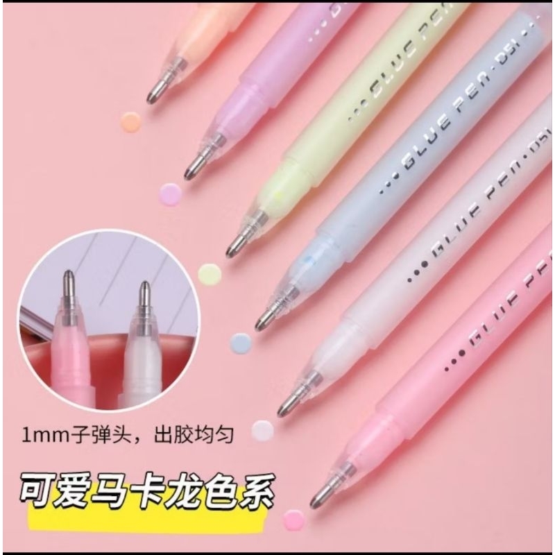 

Lem Cair / Lem Pena Glue Pen Diy Craft Lem Cair Dot Kecil