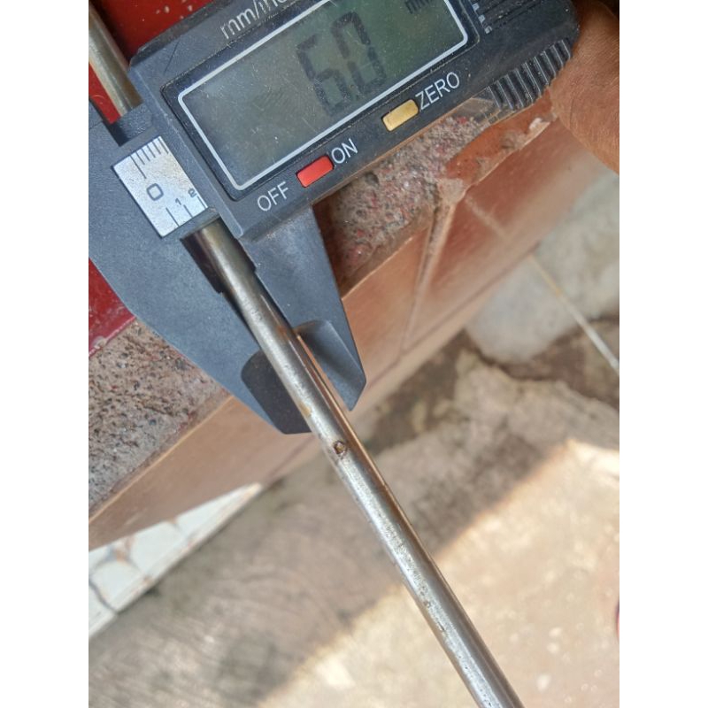 As Stainless Steel 6MM Panjang 150cm + Lobang 2MM