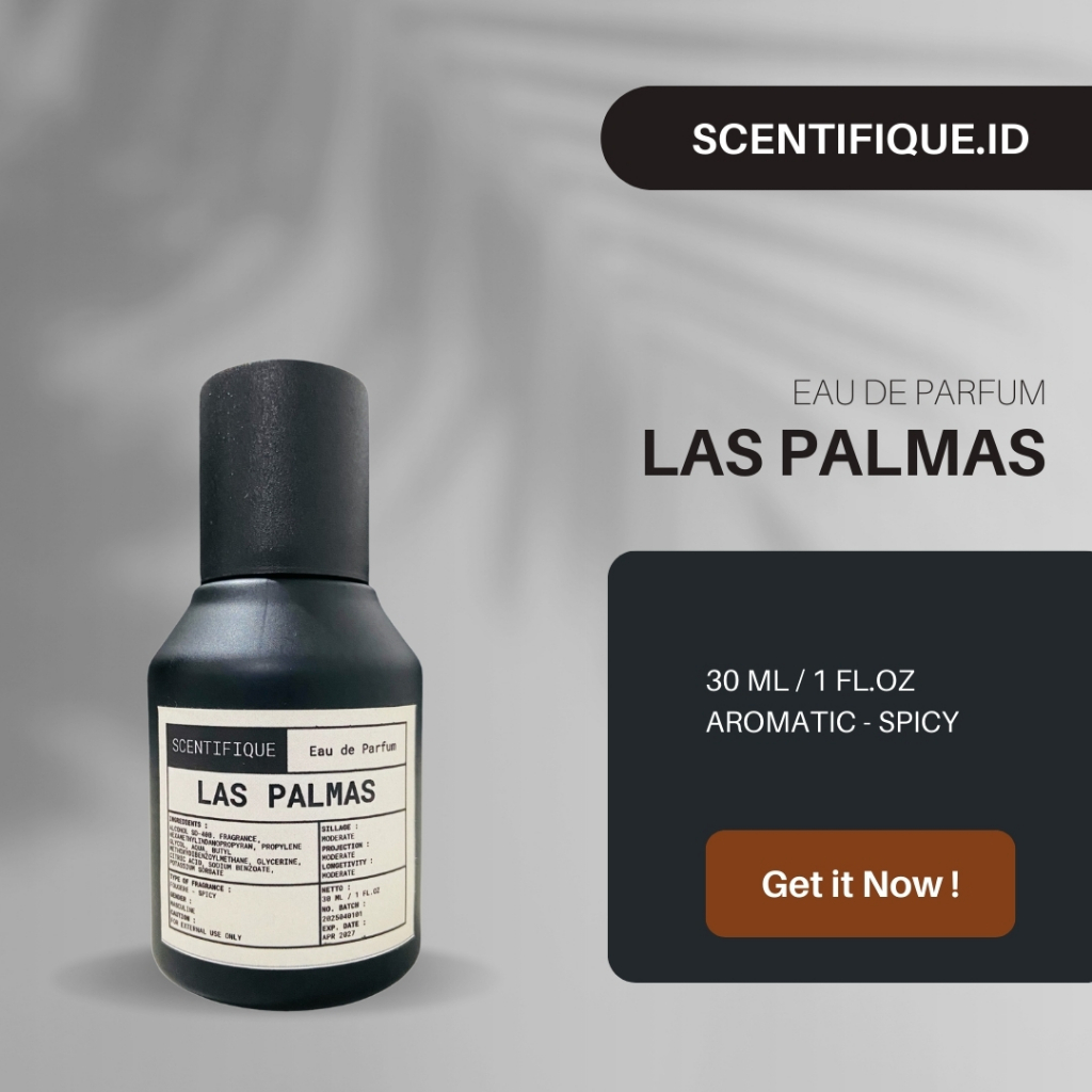 SCENTIFIQUE - LAS PALMAS EAU DE PARFUM 30 ML