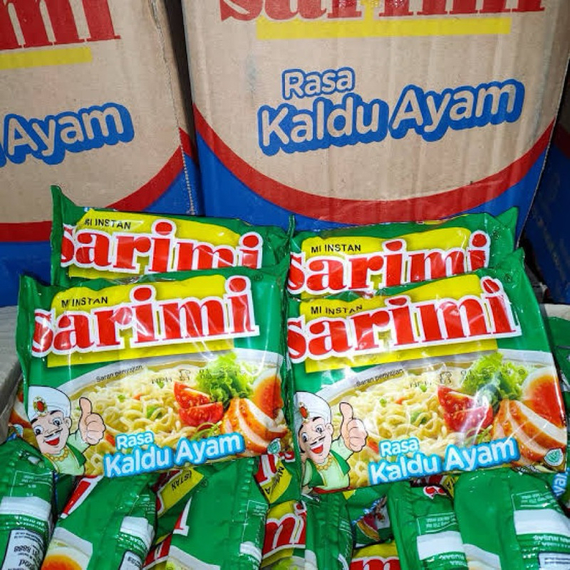 

sarimi kuah rasa kaldu ayam Singel mie instan