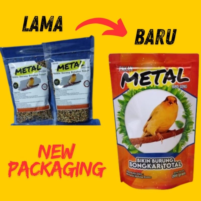 Pakan Anti Macet Berkualitas - PAKAN METAL - Pakan Anti Macet Kenari