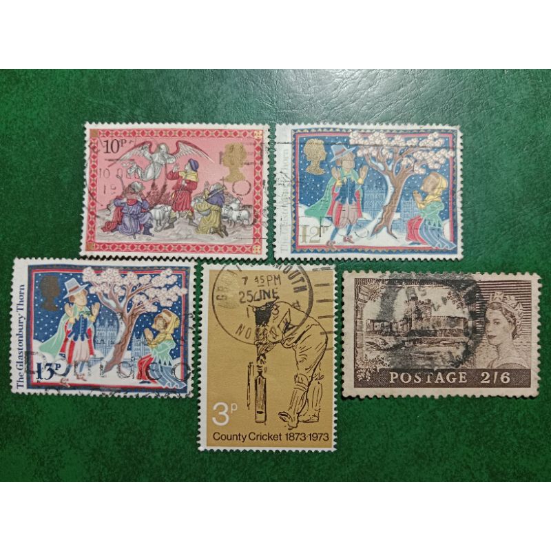 

Prangko British 5 Pcs Campur USED