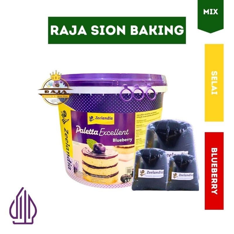 

Selai Paletta Excellent Blueberry REPACK 250gr / Zeelandia