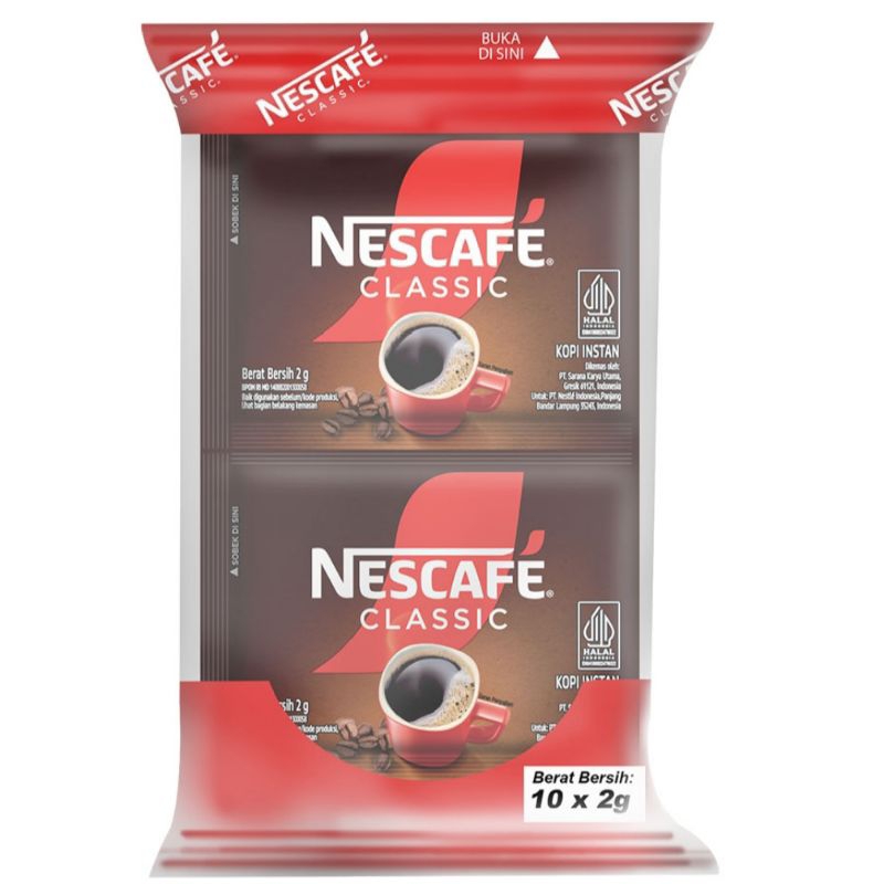

KOPI - Nescafe Kopi Klasik / Ice Roast Kopi Instan isi 10 Sachet