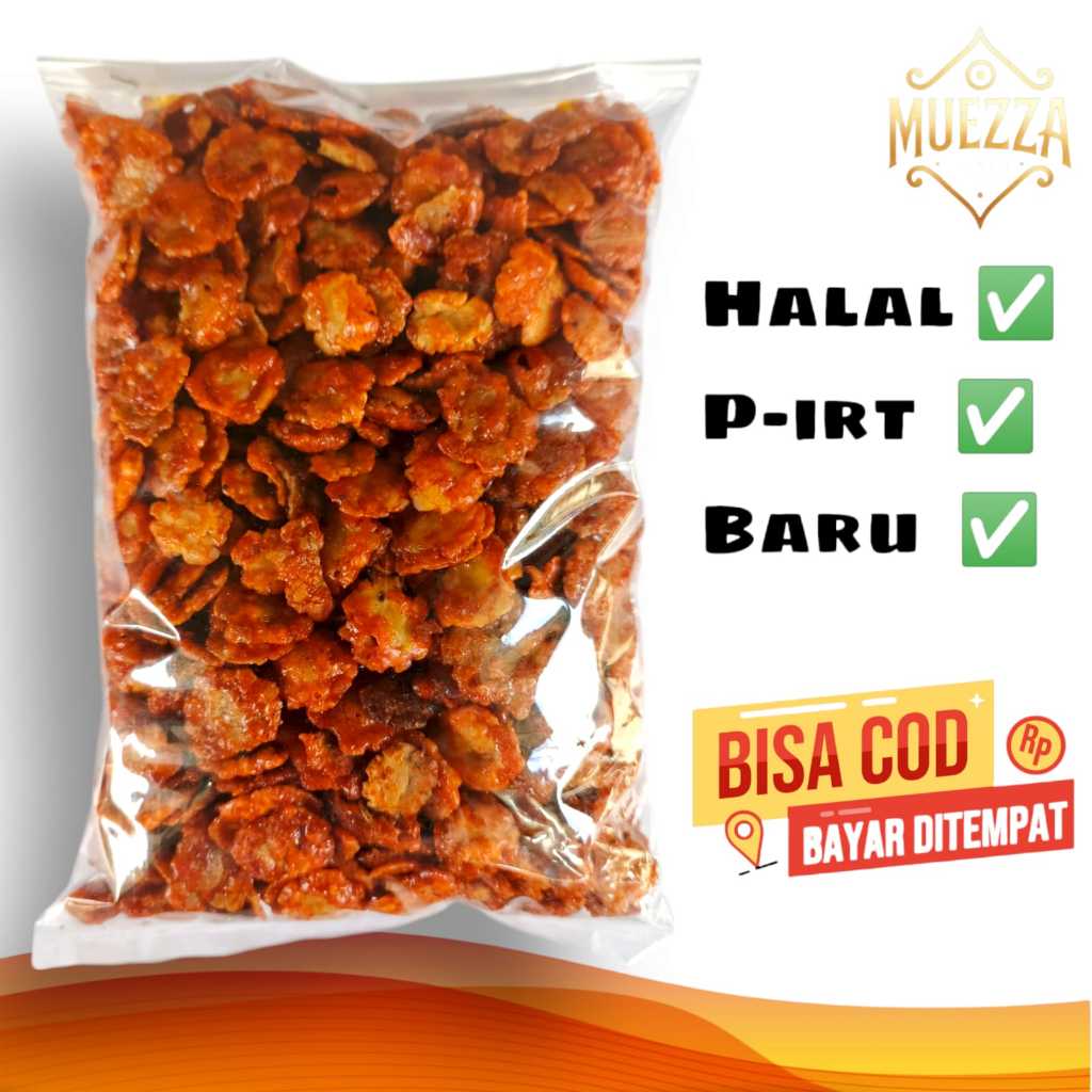 

Emping Pedas Manis 1 Kg Rasa Mantap - Snack Tradisional Renyah & Gurih