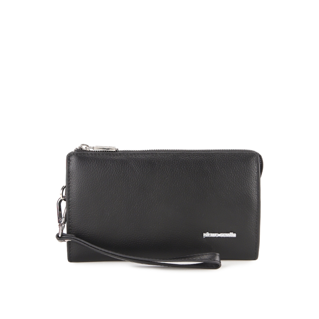Pierre Cardin Clutch Handbag Tas Tangan Pria Kulit Hitam 0112831801BLA-Black