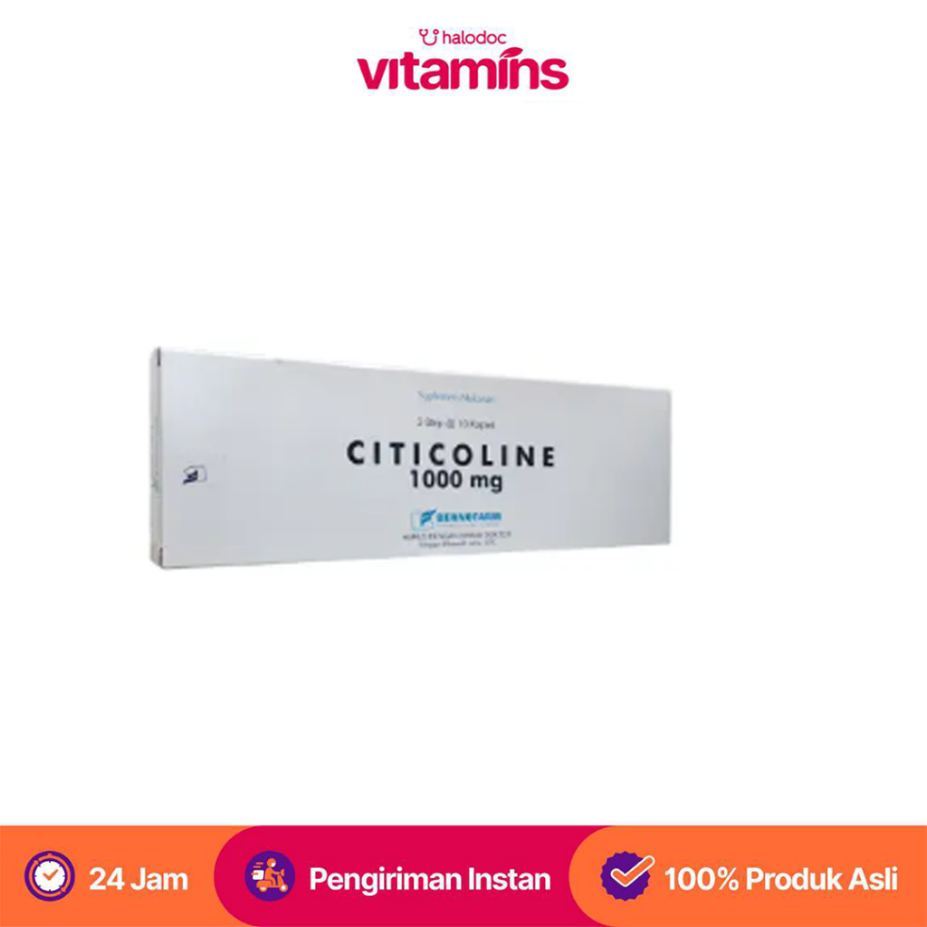 Citicoline 1000 mg 10 Kaplet