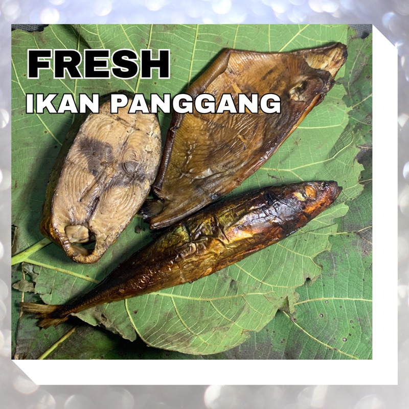 

FRESH IKAN PANGGANG KHAS REMBANG IKAN LAYANG IKAN TONGKOL IKAN PARI BUNGKUS DAUN JATI