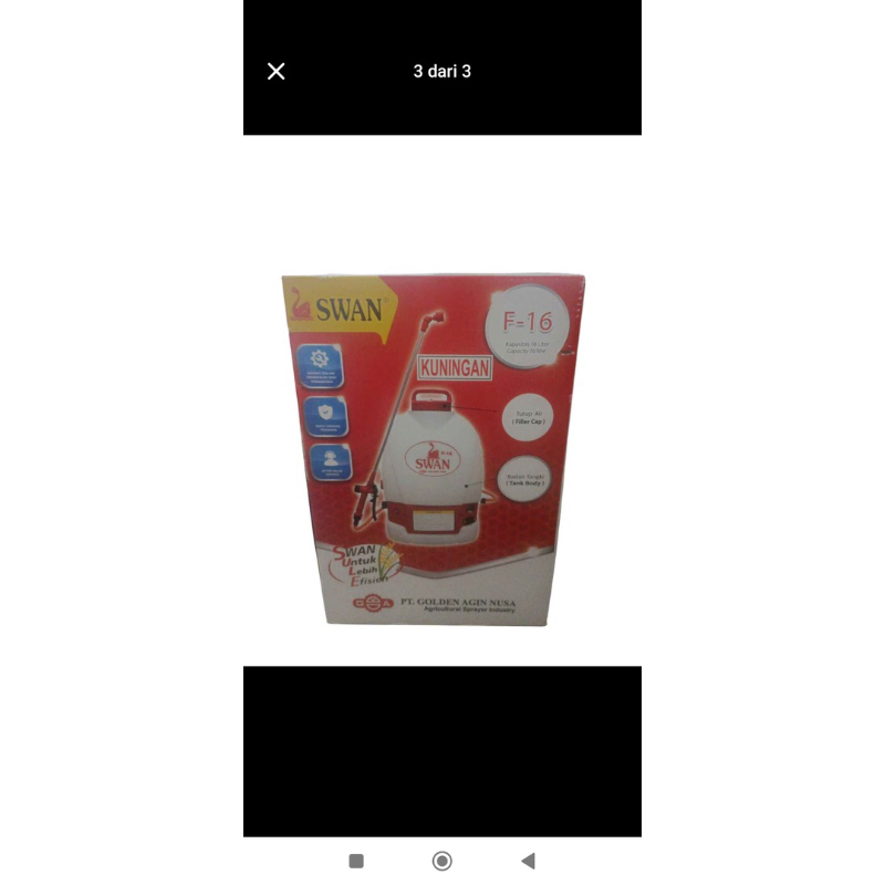 Sprayer Elektrik Swan