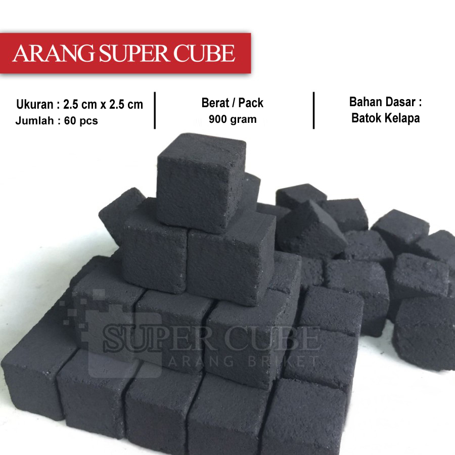 Arang briket BBQ 100% arang batok kelapa