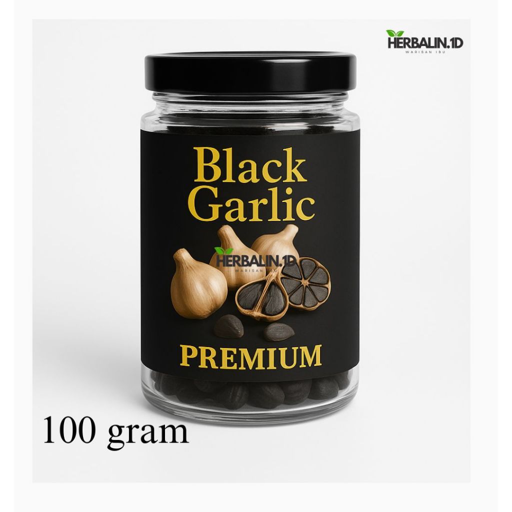 

Black Garlic Kating 100gram / Bawang Hitam Kating Bawang Herbal Fermentasi Bawang Hitam Premium