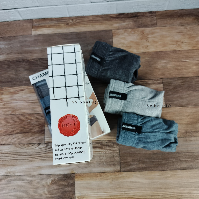 Celana Dalam Pria Champiro Isi 3 Katun S-XL