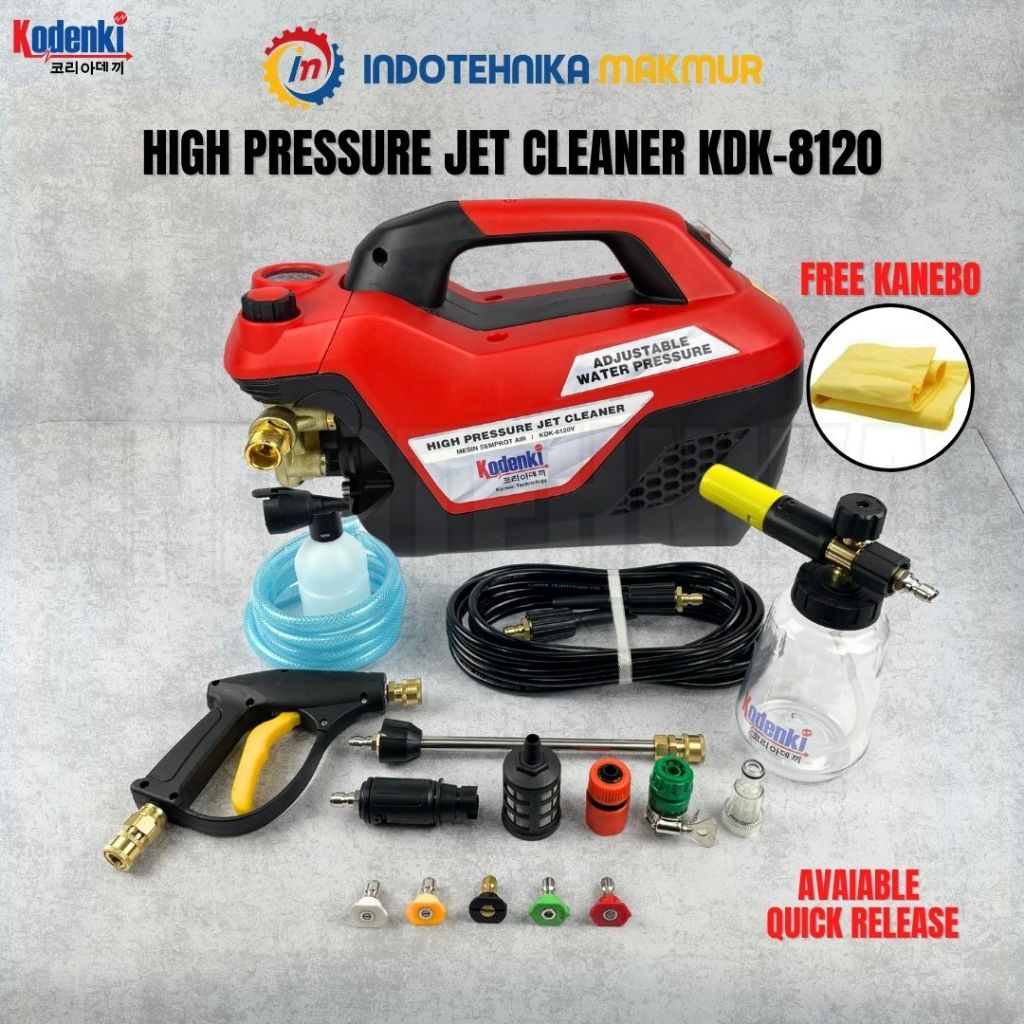 Steam Jet Cleaner KODENKI 8120 300~600 Watt  Mesin Cuci Mobil Motor AC