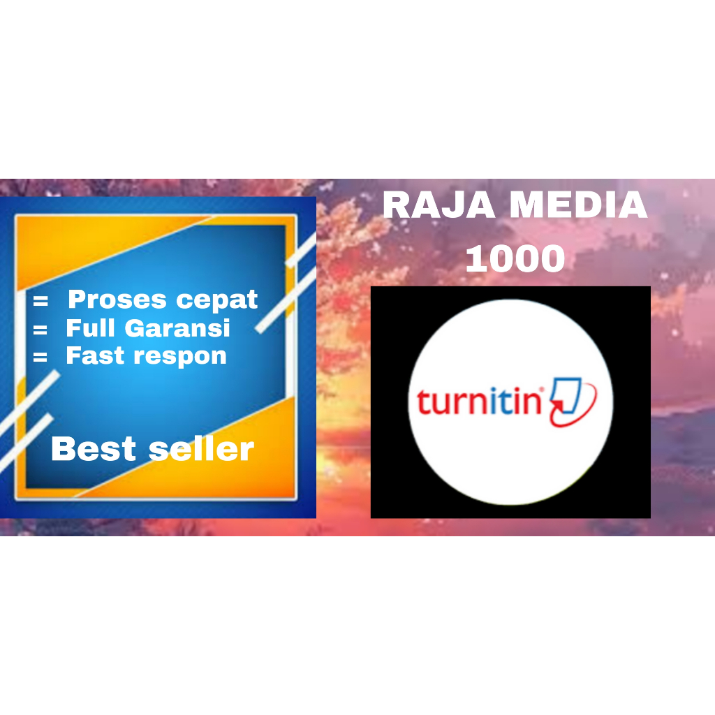 Akun Turnitin No Repository Full garansi//PROSES KILAT AMANAH