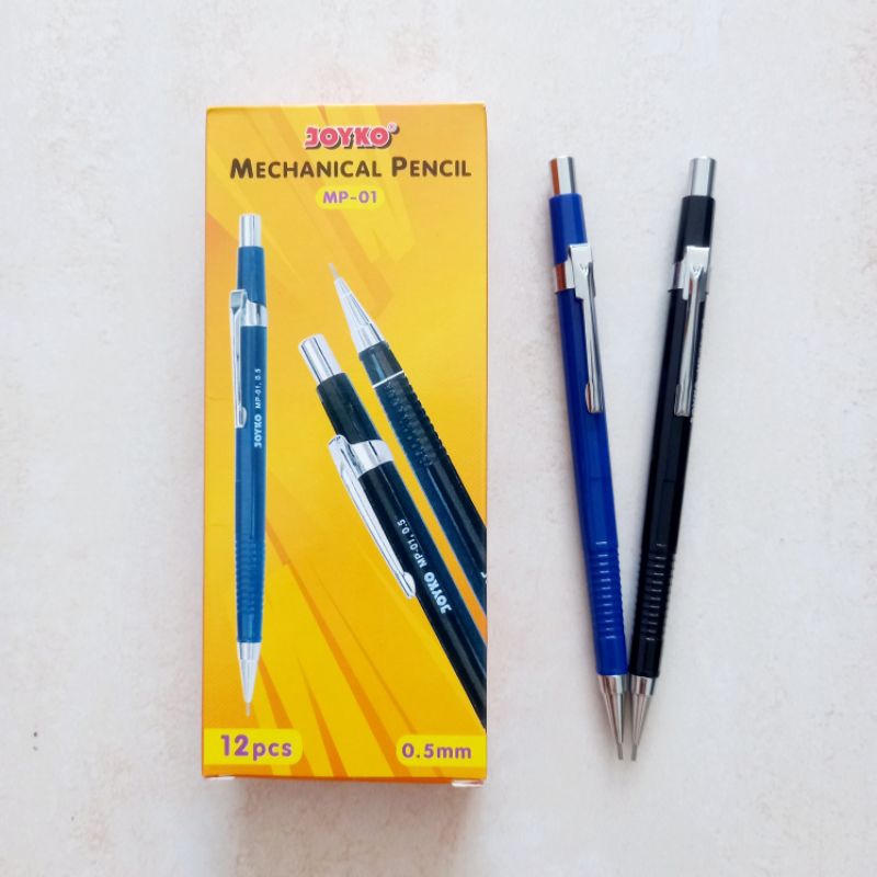

[ PACK ISI 12 MURAH ] Pensil Mekanik Mechanical Pencil 0.5 mm Joyko MP 01