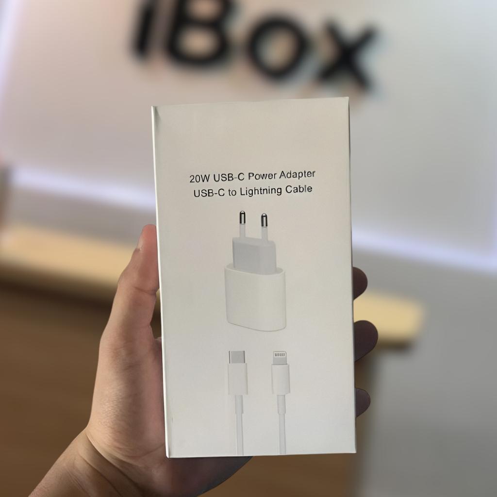 Charger iPhone 20W Original iBox 100% Kepala Adaptor Casan Fast Charging 11 12 13 14 Pro Max
