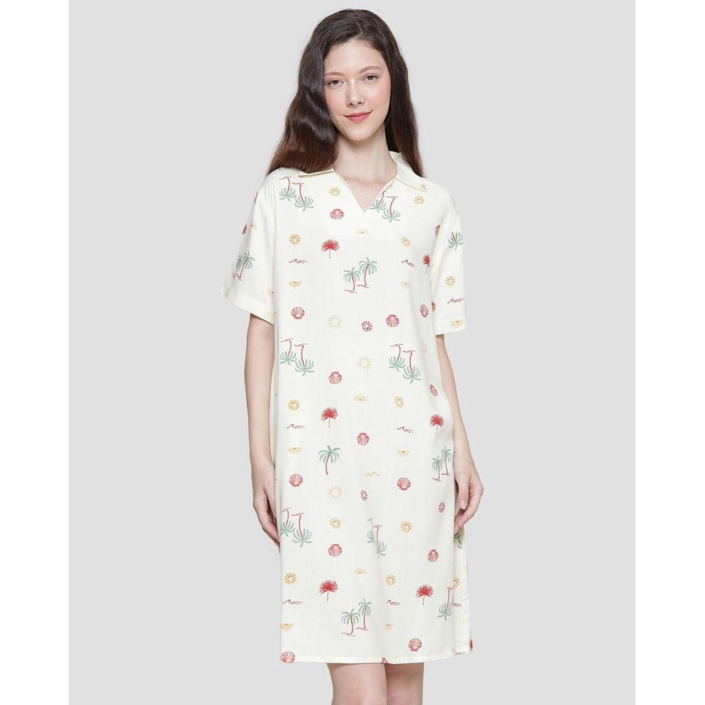 Nevada Shells Collect Midi Dress Wanita 121125658 KODE B6D3