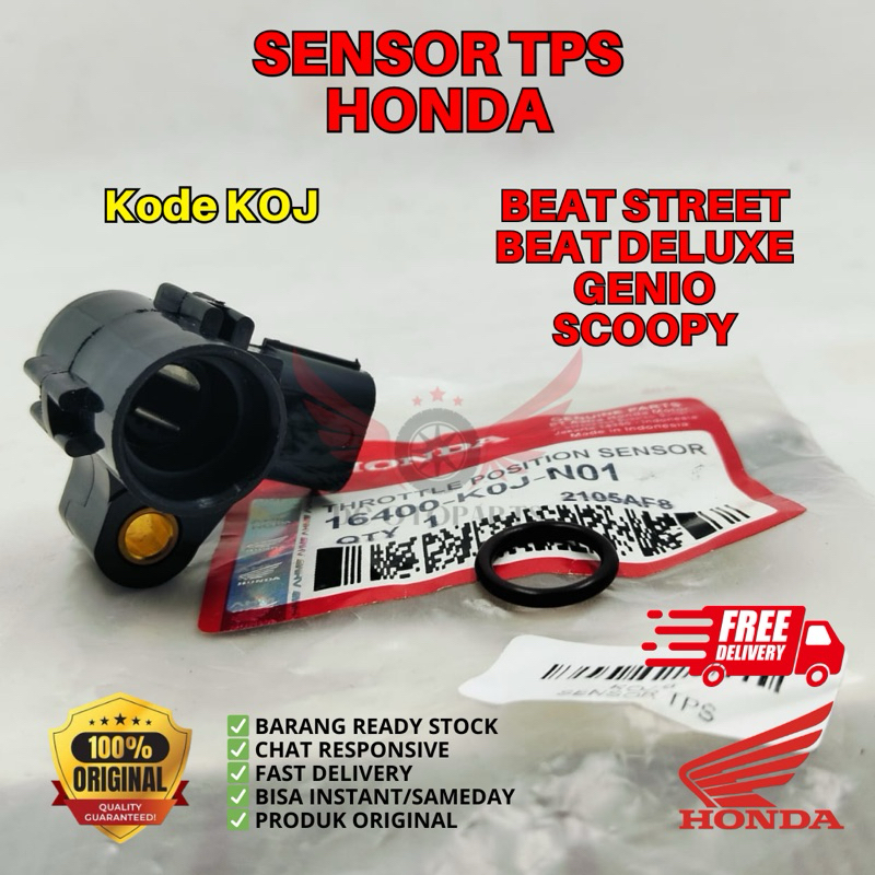 KOJ SENSOR TPS HONDA BEAT STREET, SENSOR TPS ORIGINAL HONDA BEAT STREET, SENSOR TPS ORI BEAT STREET,