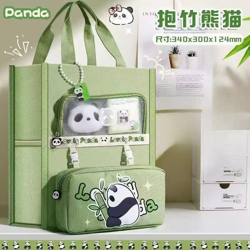 

Premium Tas Belajar Serbaguna Motif Kartun - Kapasitas Besar + Tempat Pensil Terpisah- tas untuk les anak sekolah