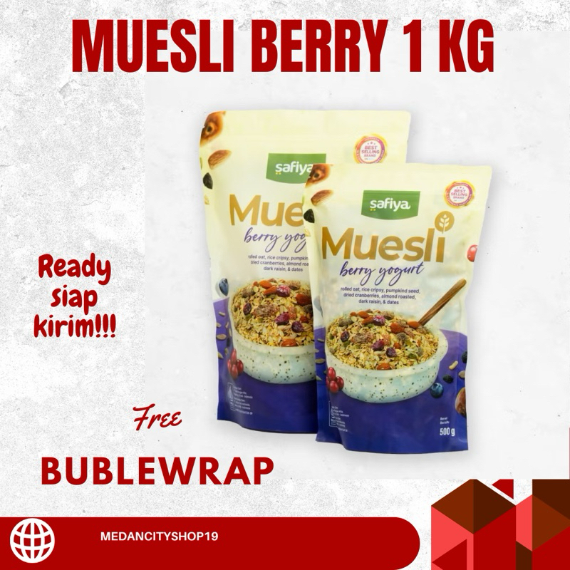

MUESLI BERRY YOGURT 1 KG SAFIYA