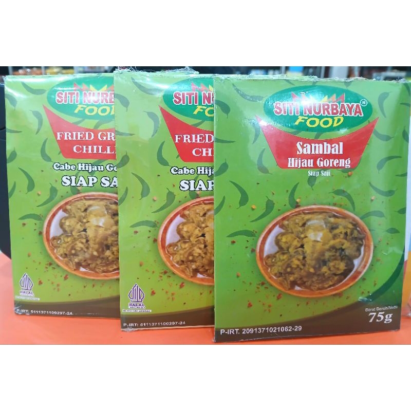 

Sambal Cabe Hijau khas minang