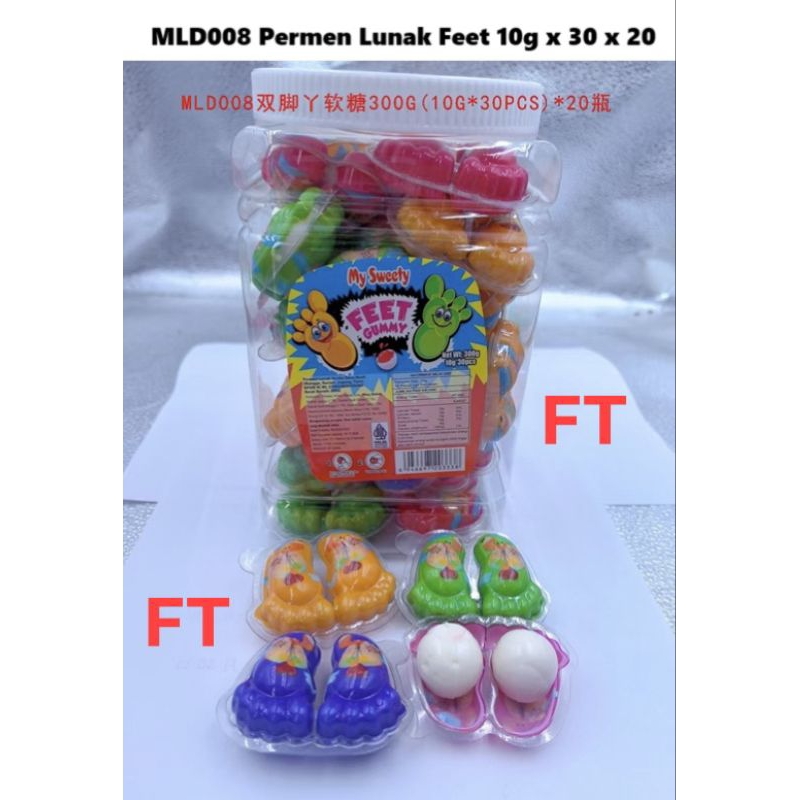 

permen lunak feet my sweety 30 pcs/toples