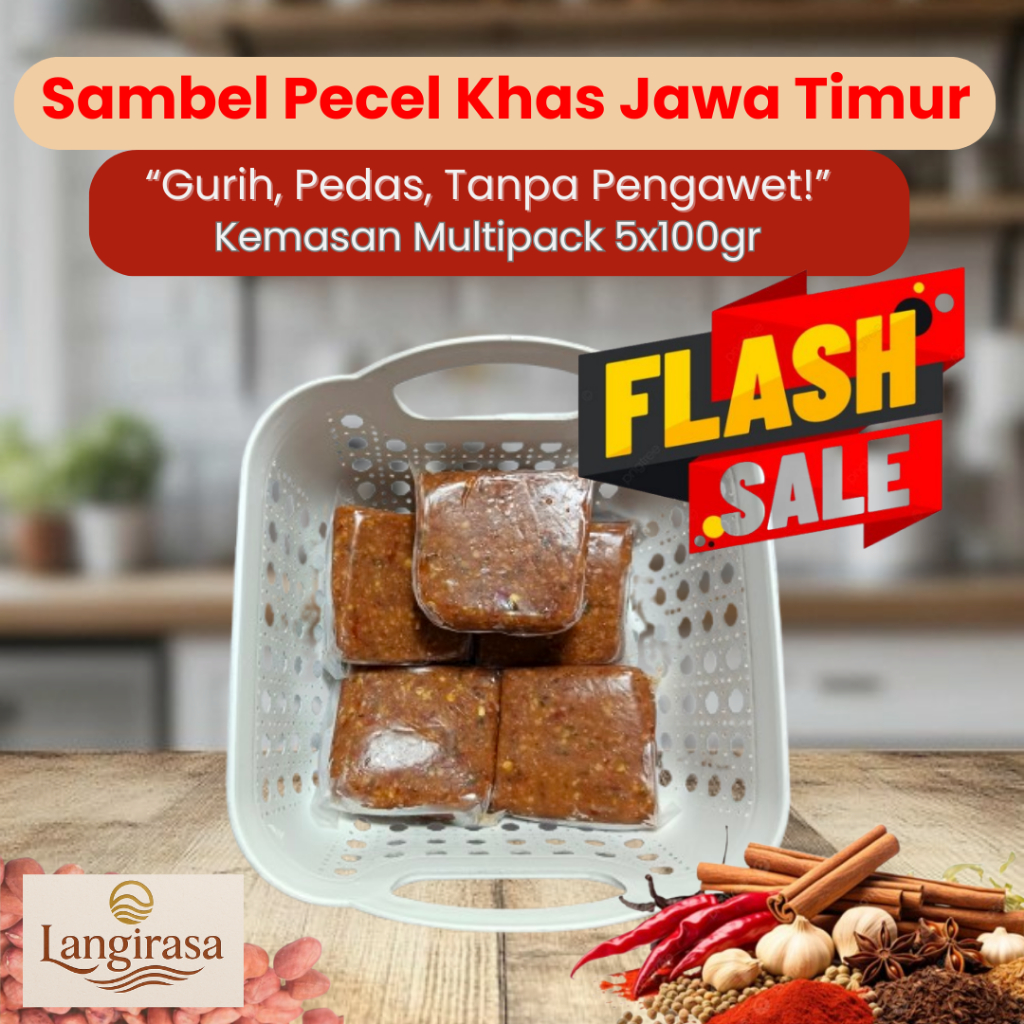 

Sambel Pecel Original Kemasan 500gr Multipack – Rasa Tradisional Khas Jawa Halal dan Tahan Lama