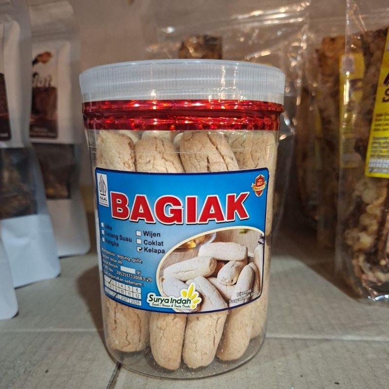 

Bagiak rasa Kelapa packing Toples Surya Indah Jombang
