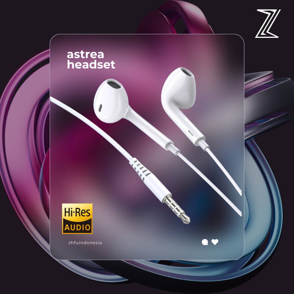 Zhfu Astrea5 Headset Earphone Handsfree Ultra Bass