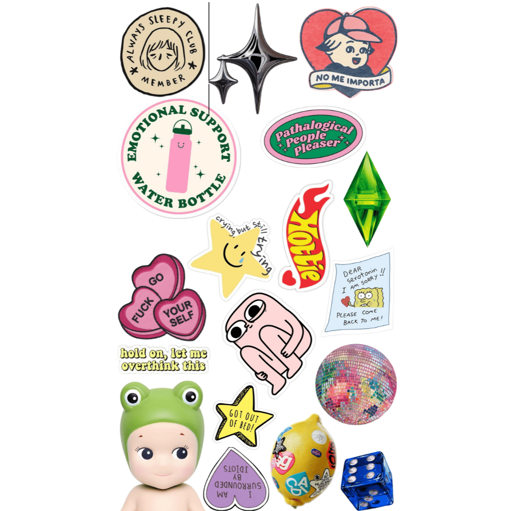 

Stiker Y2k Vintage Coquette