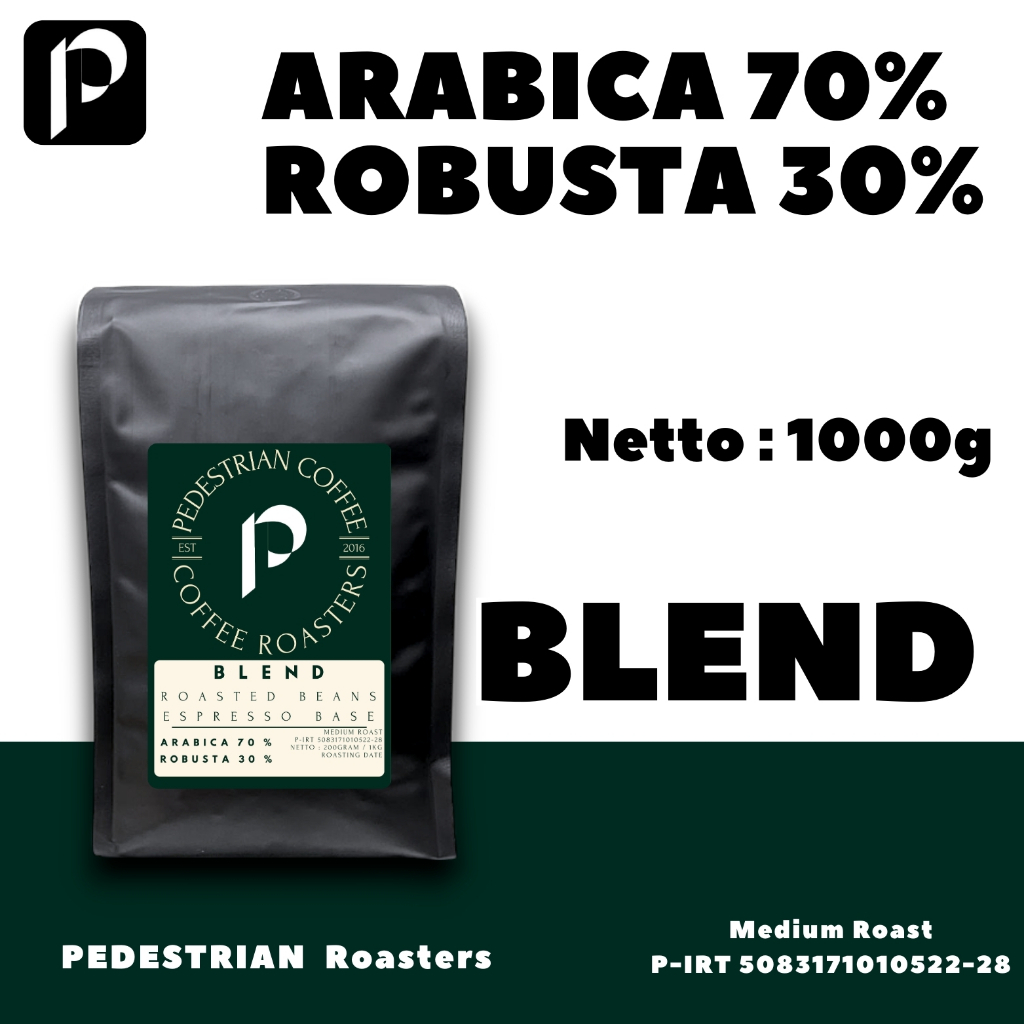

Biji Kopi Blend 70/30 1 KG | Kopi Susu