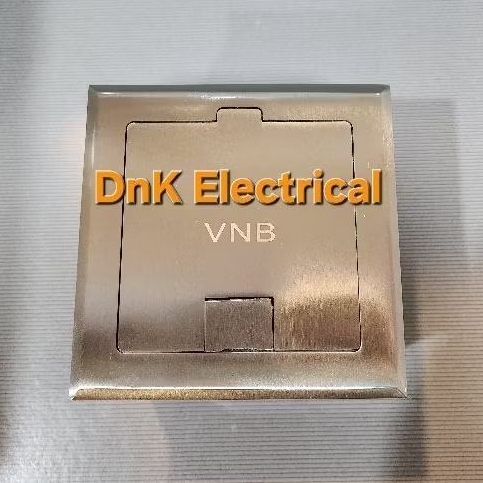 Stop Kontak / Stopkontak Lantai Merk VNB 120 ( frame+shuko+tv socket )