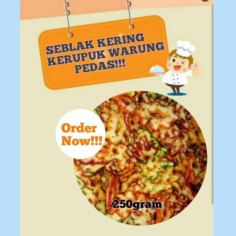 

Seblak Kering Kerupuk Warung 250gram Pedas