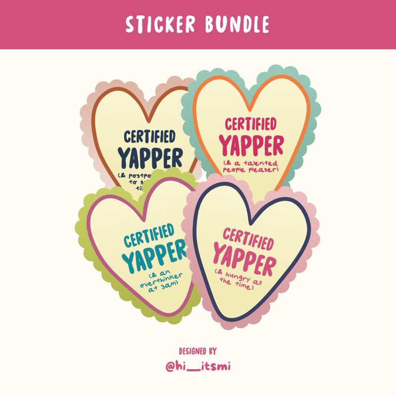 

HI ITS MI - Sticker Vinyl / Sticker UV Print / Sticker Ilustrasi - DIE CUT