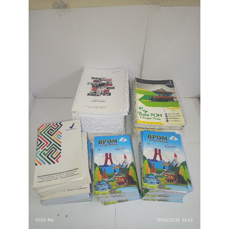 

Cetak note book A6 bloknote blognote buku catatan custom cover