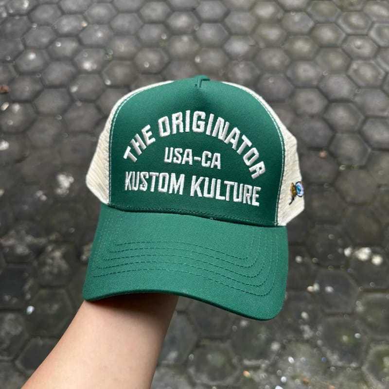 VONDUTCH topi trucker hijau NEW ORIGINAL 100%