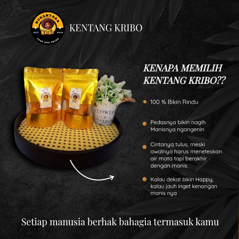 

Kentang Kribo - Kentang Mustofa Pedas Manis 100gram