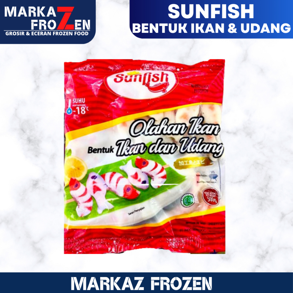 

SUNFISH BENTUK IKAN & UDANG 500GR
