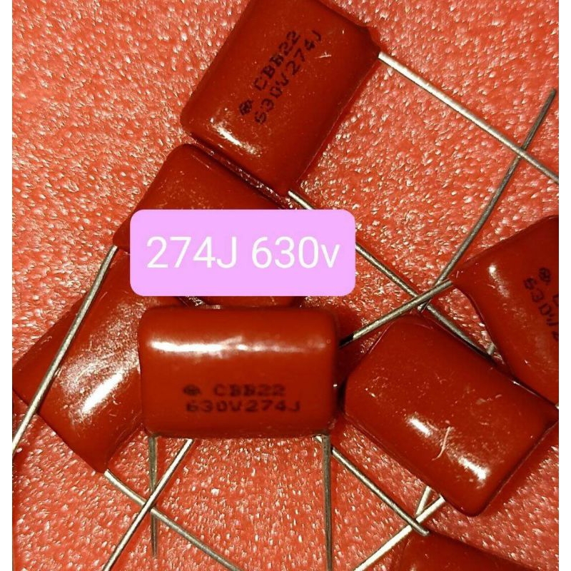 KAPASITOR MILAR 274J 630V MYLAR 274J 630VOLT 274 J 630 VOLT