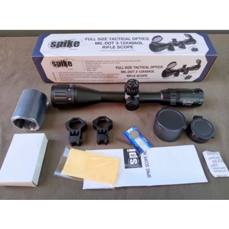 Telescope Spike 3-12x40 AOL Mildot