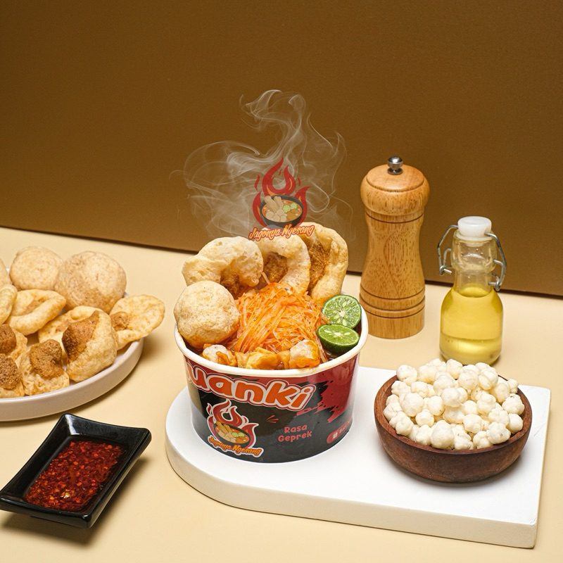 

Cuanki Instan Rasa Geprek gurih pedas