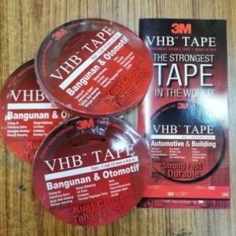 

double tape - double tape merah -perekat original 3M 12mm x 4, 5m