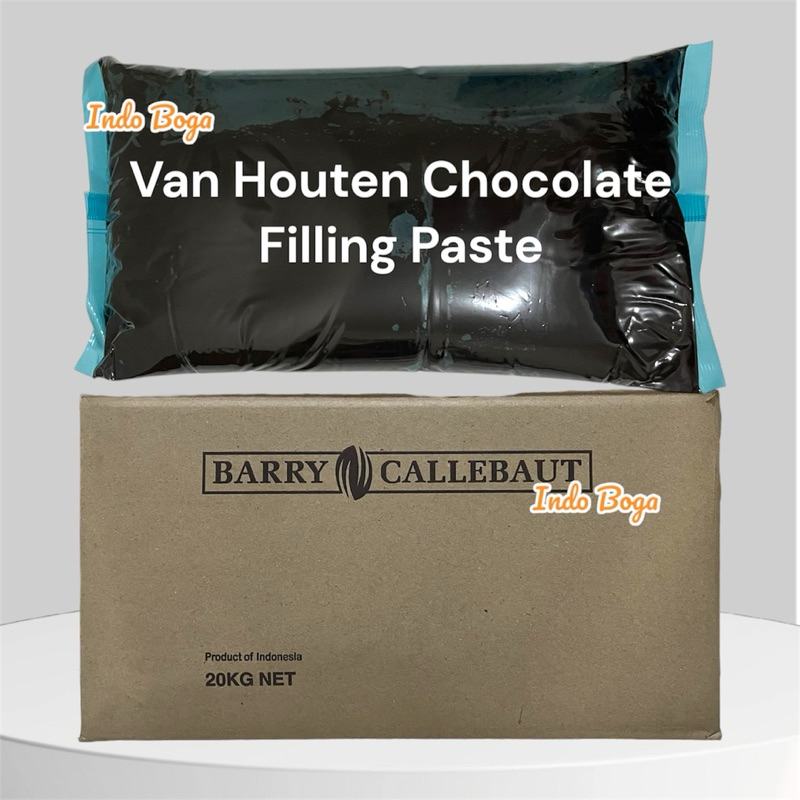 

VHP Dark Compound Chocolate Filling / sweet dark compound chocolate filler van Houten professional