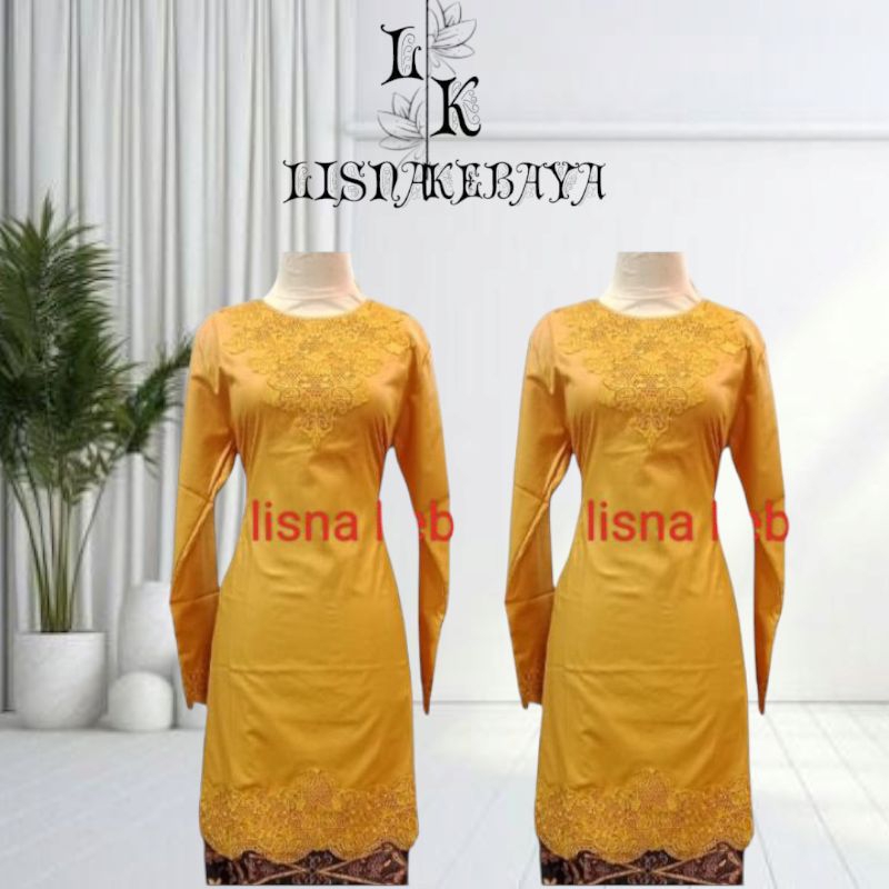 Atasan Kebaya Kurung Kebaya Encim Kurung Tunik Lengan Panjang