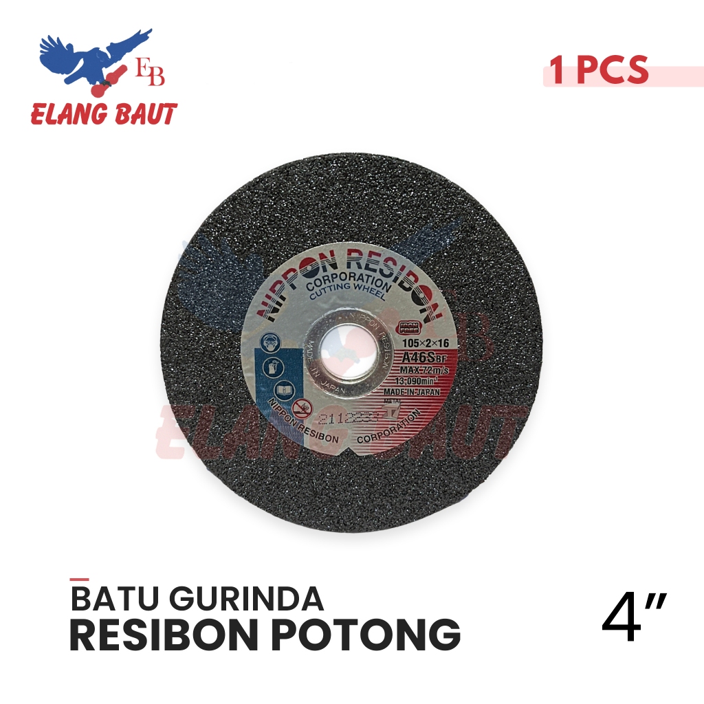 RESIBON Batu Gerinda Potong 4" x 2mm / RESIBON Batu Potong 4 Inch