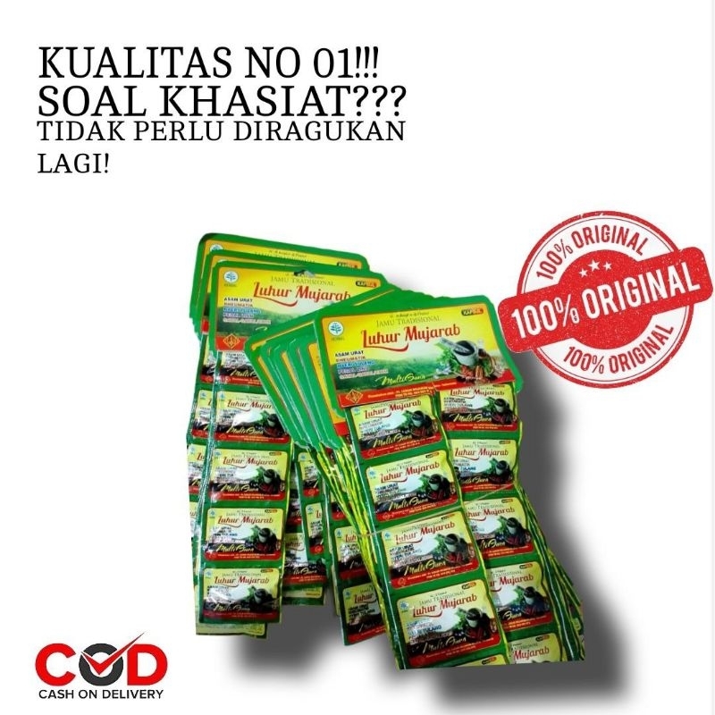 jamu tradisional luhur mujarab asam urat original