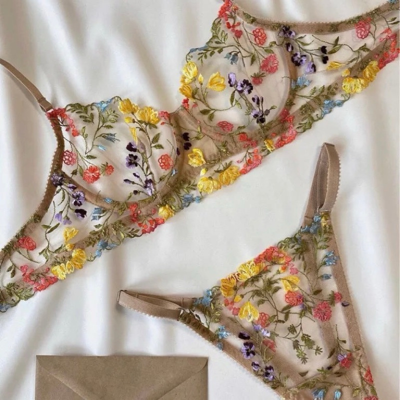 Camella Two Piece Lingerie - Nude