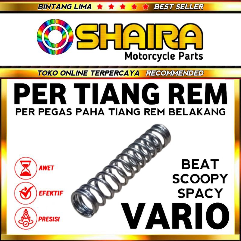 PER STIK REM BEAT / PER PAHA REM VARIO / SCOOPY / SPACY / PER PAHA REM BELAKANG BEAT / PER PAHA REM 