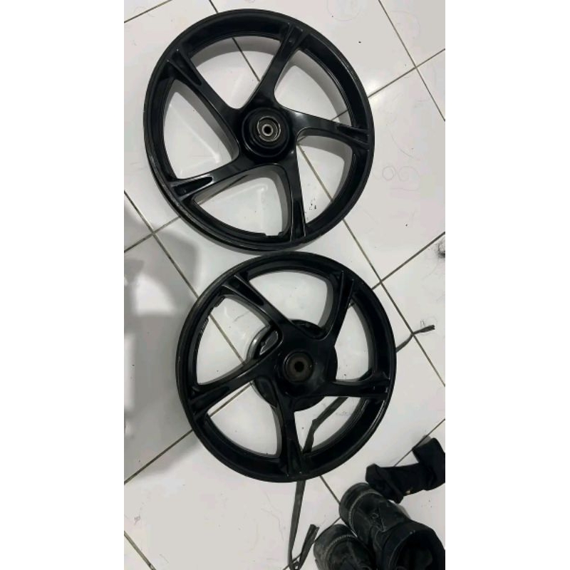 pelek Mio sporty smile soul karbu original copotan motor